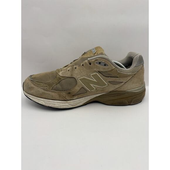 New Balance 990v3 Made In USA Beige Men Size 12 4E